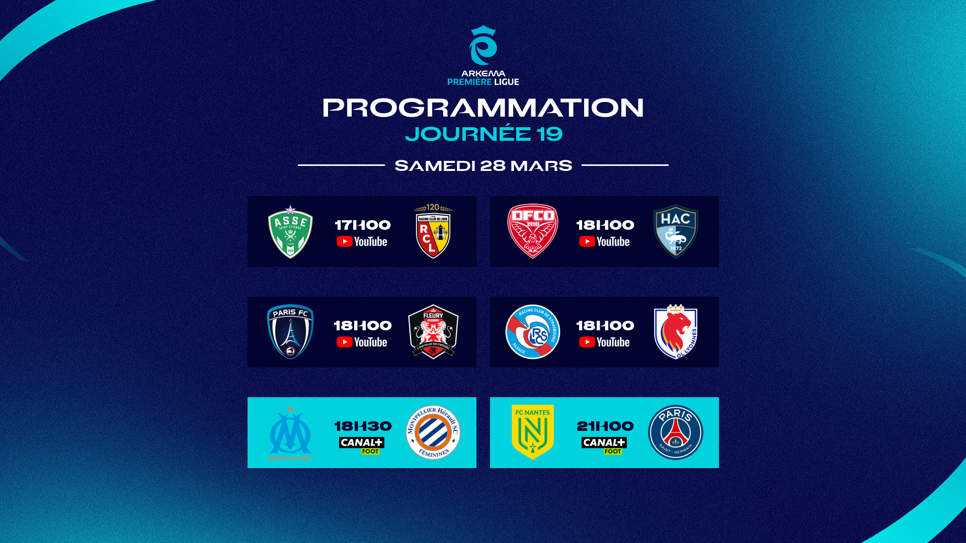 A historic day in the great stadiums