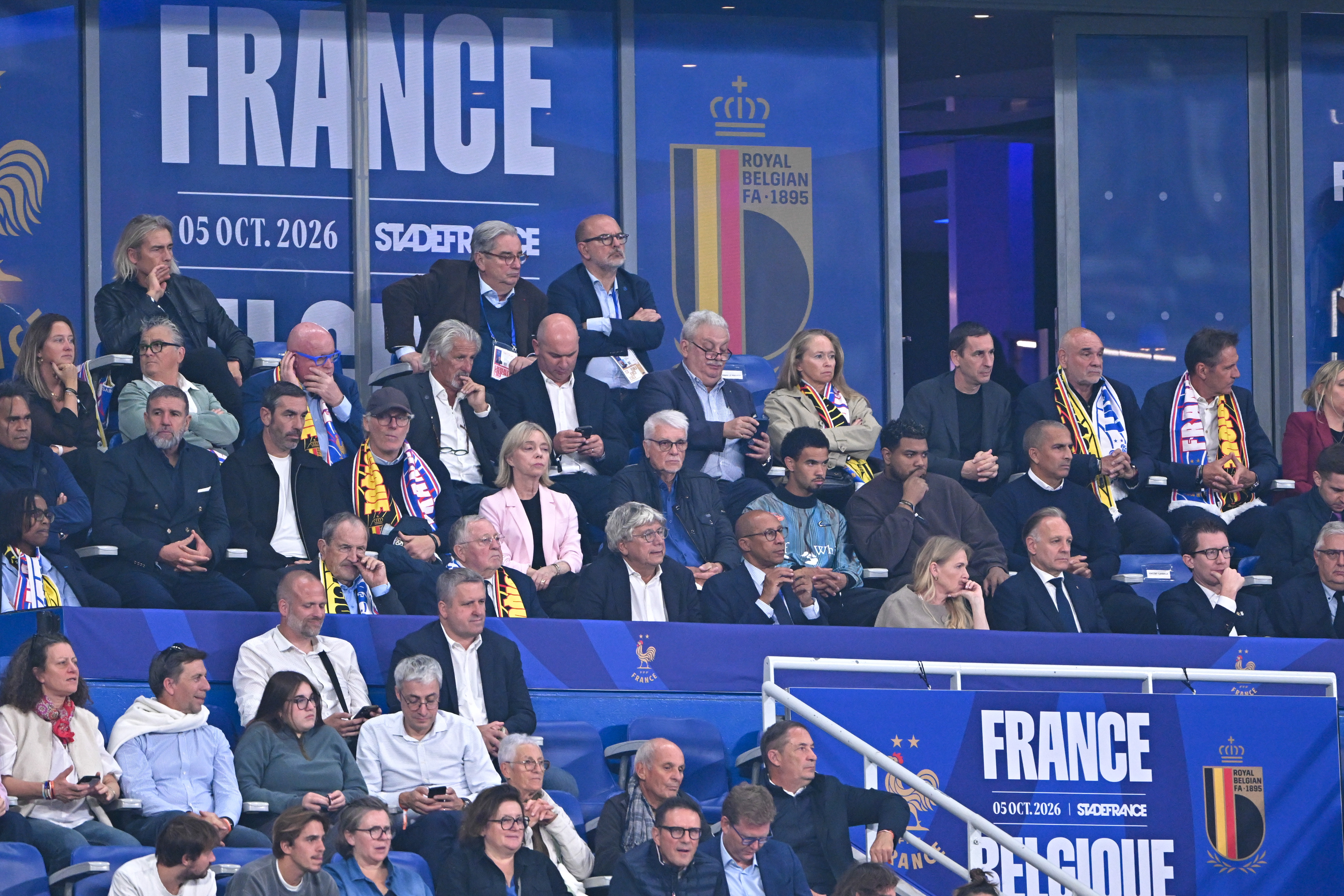 Zidane, sous les yeux du champion du monde Aimé Jacquet