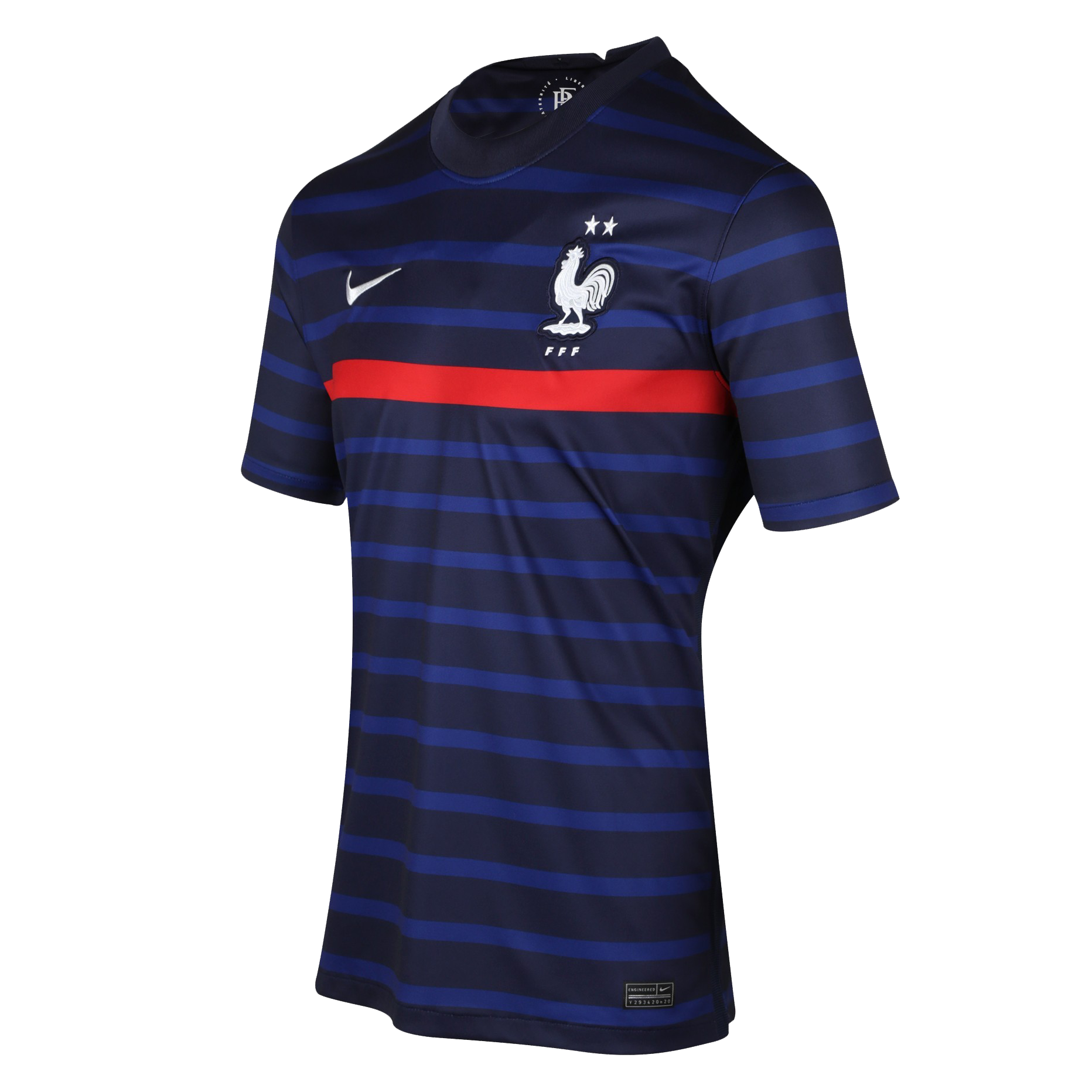 T-Shirt Officiel Équipe De France De Football FFF 2 Étoiles - Collection Enfant Garçon